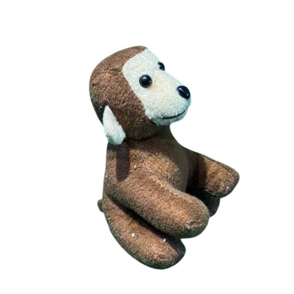 Vintage 1978 Dakin Hugging‎ Monkey Plush Stuffed Animal Brown Retro Toy 6/1165